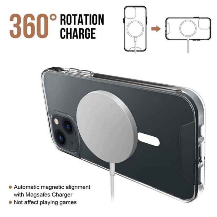 Чехол TPU Space Case with MagSafe для Apple iPhone 14 Plus (6.7")