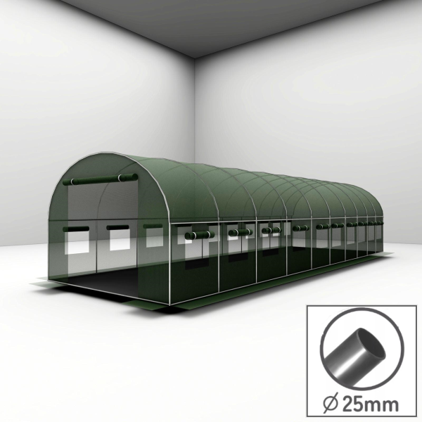 Теплиця - парник Zakupol GHT1000300 10х3х2 м 30 м (труба 25 мм)