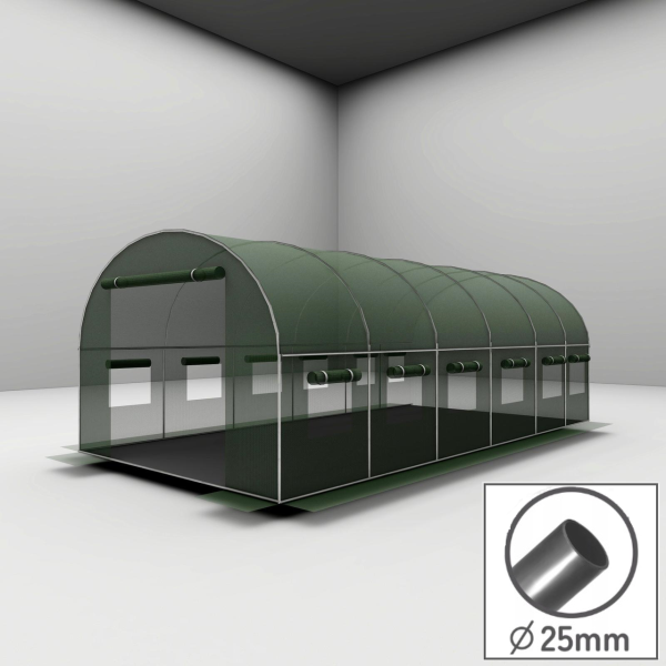 Теплиця - парник Zakupol GHT600300 6х3х2 м 18 м (труба 25 мм)
