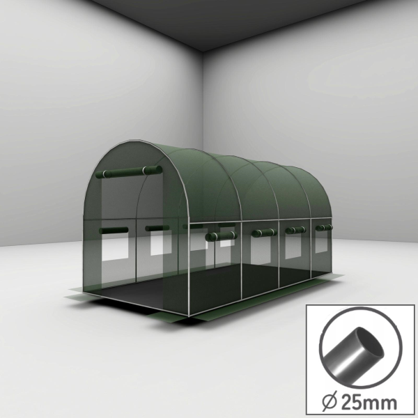 Теплиця - парник Zakupol GHT450200 4,5х2х2 м 9 м (труба 25 мм)