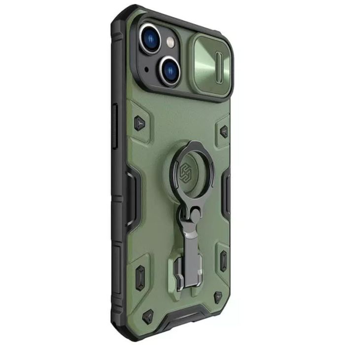 TPU+PC чохол Nillkin CamShield Armor Pro no logo (шторка на камеру) для Apple iPhone 14 Plus (6.7")