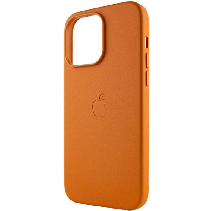 Шкіряний чохол Leather Case (AAA) with MagSafe для Apple iPhone 14 Pro Max (6.7")