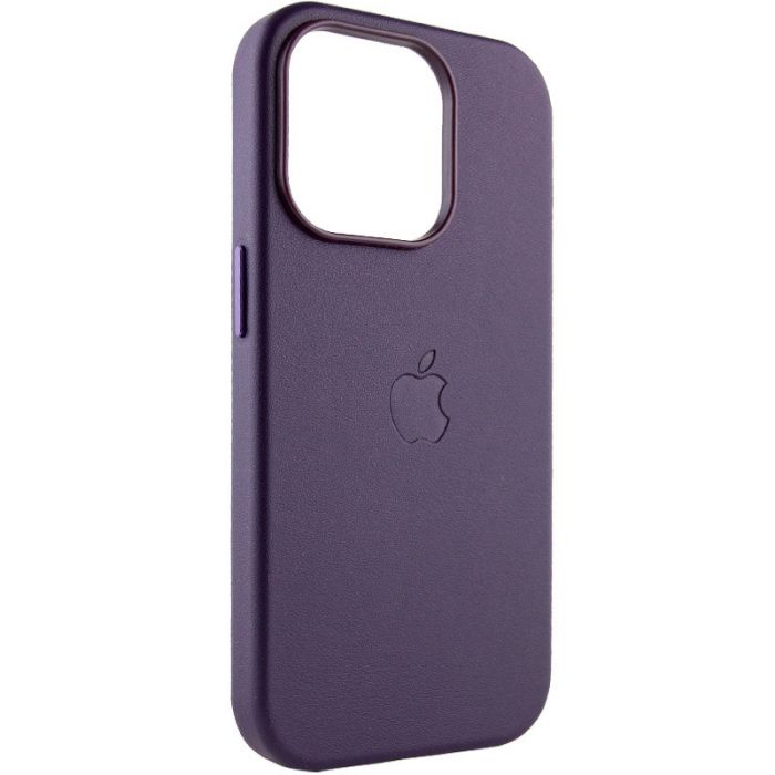 Кожаный чехол Leather Case (AAA) with MagSafe для Apple iPhone 14 Pro Max (6.7")