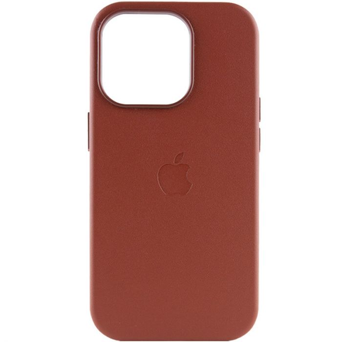 Шкіряний чохол Leather Case (AAA) with MagSafe для Apple iPhone 14 Pro (6.1")