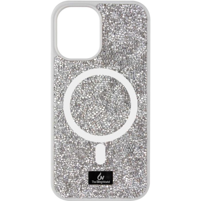 TPU чохол Bling World Rock Diamond with MagSafe для Apple iPhone 12 Pro Max (6.7")