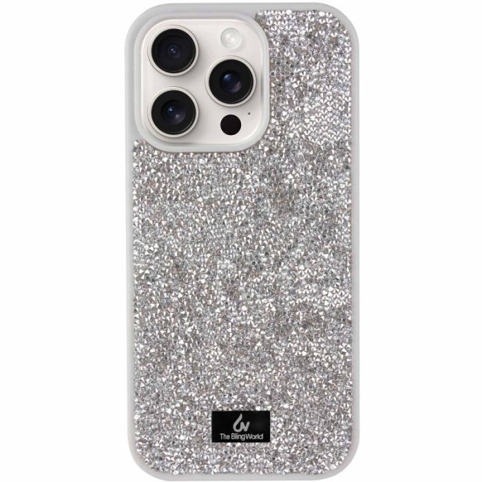 TPU чохол Bling World Rock Diamond для Apple iPhone 16 Pro (6.3")