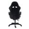 Комп‘ютерне крісло Master KO24B Чорно-білий, екокожа