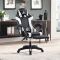 Комп‘ютерне крісло Master KO24B Чорно-білий, екокожа