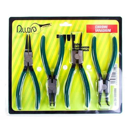 Набір знімачів стопорних кілець 7". 4 предмети (СИ-109180Н) Alloid (СИ-109180Н)