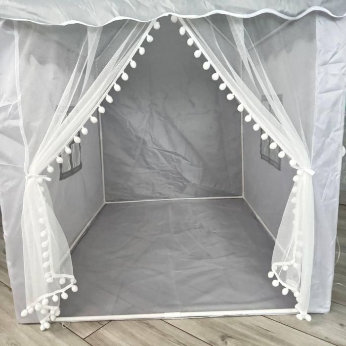 Дитяча палатка з ліхтариками Ecarla BAL13SZ Сірий