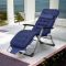 Садовий шезлонг тканинний + матрац IdealGarden CT-SF02-BL-Y Синій