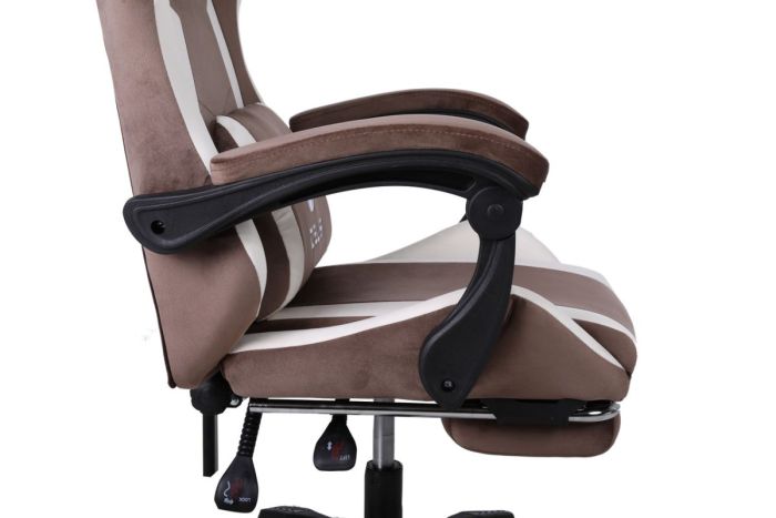 Комп'ютерне крісло із замші DEUS Inferno Коричневий