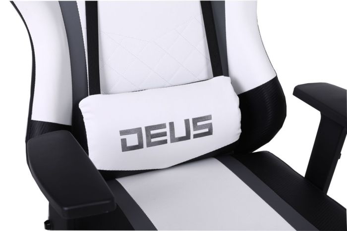 Комп‘ютерне крісло DEUS Storm Чорно-білий