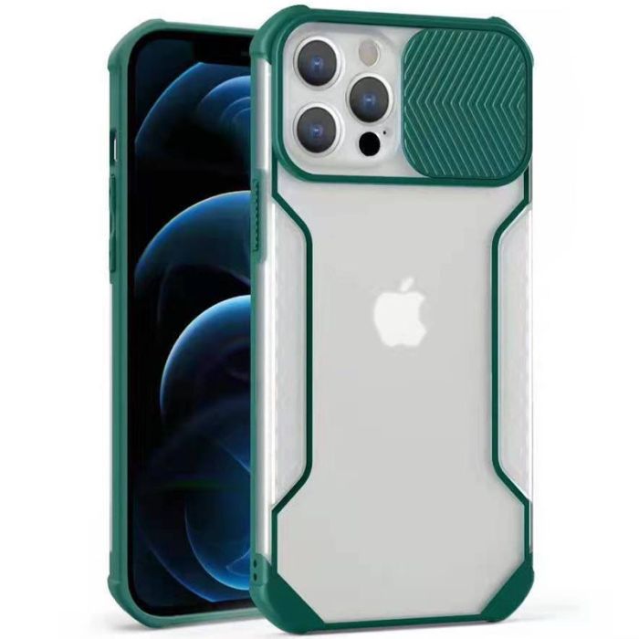 Чохол Camshield matte Ease TPU зі шторкою для Apple iPhone 12 Pro Max (6.7")