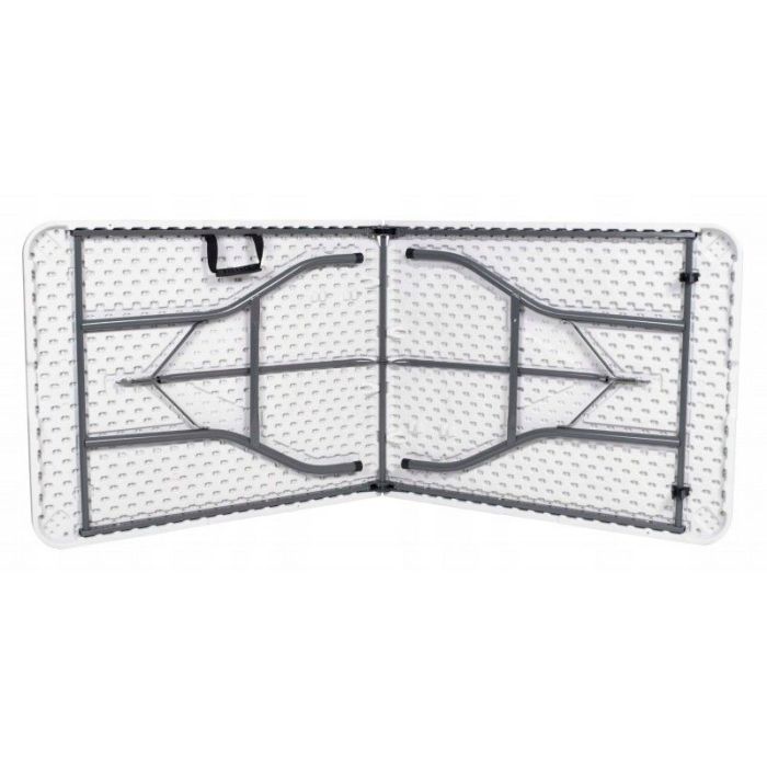 Садовий стіл розкладний Ecarla SC02 180 см | 180х70х74 см Білий