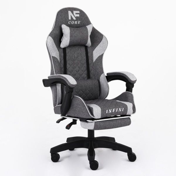 Комп'ютерне крісло із тканини Infini Core Сірий