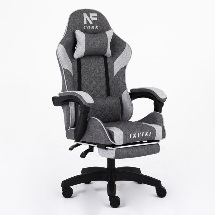 Комп'ютерне крісло із тканини Infini Core Сірий