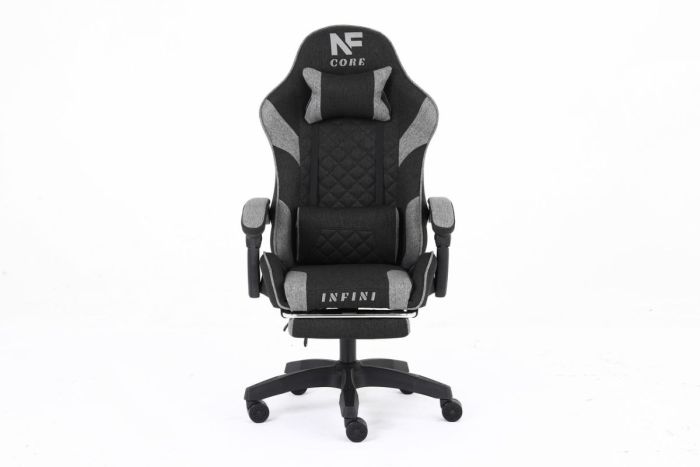Комп'ютерне крісло із тканини Infini Core Чорно-сірий