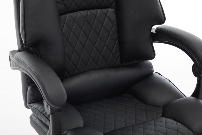 Офісне крісло із підставкою для ніг OPTUS Чорний