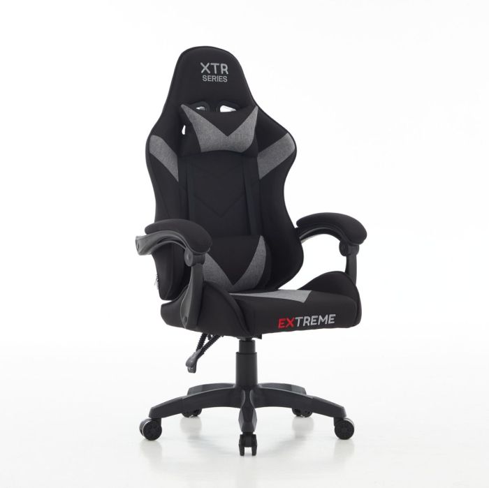Комп'ютерне крісло із тканини EXTREME XTR Чорно-сірий