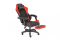 Комп‘ютерне крісло із підставкою для ніг CARBON Quattro Gaming Чорно-червоний
