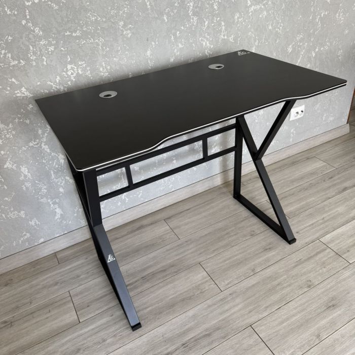 Комп'ютерний стіл STL20CZ Чорний | 100x60см