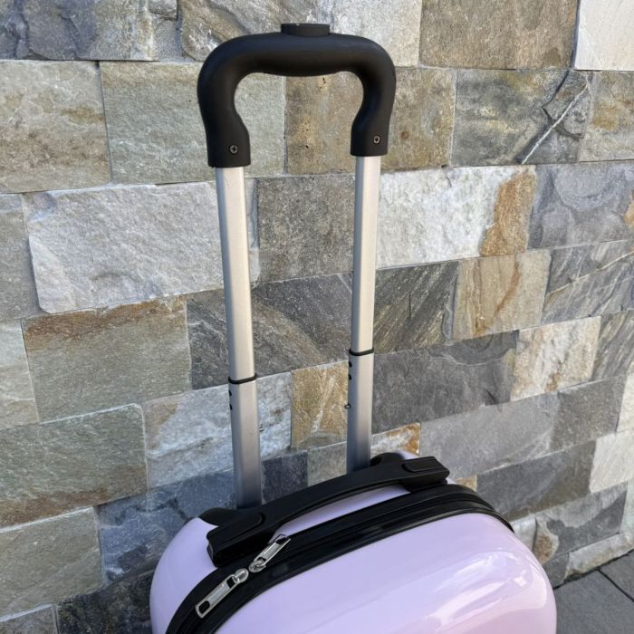 Дитяча дорожня валіза на колесах Ecarla WP05 Рожевий