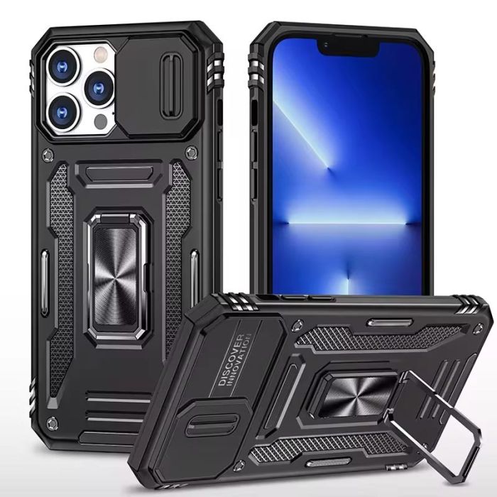 Ударостійкий чохол Camshield Army Ring для Apple iPhone 13 Pro (6.1")