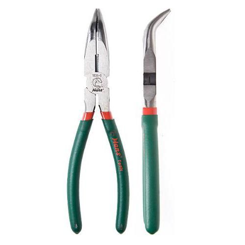Круглогубці вигнуті 200мм, 220г (1836-8) HANS
