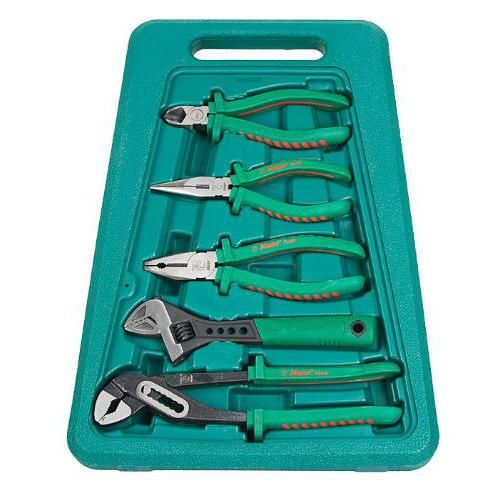 Комплект(пасатижі,бокор.круглогубці,переставні кліщі) (16805MB) HANS