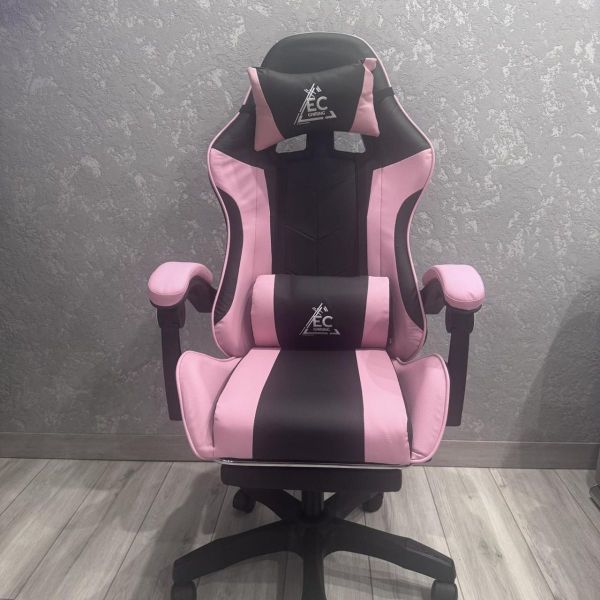 Комп‘ютерне крісло GAMER KO24CZR Чорно-рожевий