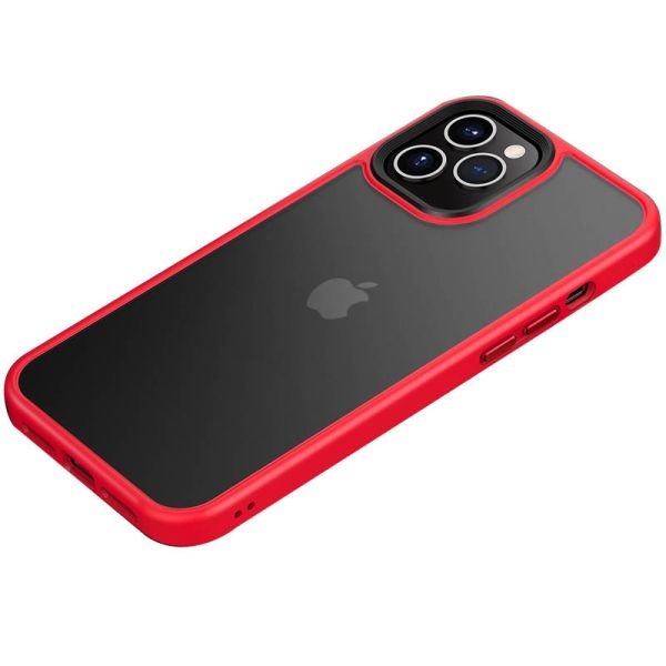 TPU+PC чохол Metal Buttons для Apple iPhone 12 Pro / 12 (6.1")