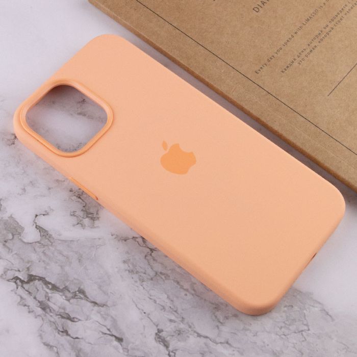 Чохол Silicone case (AAA) full with Magsafe and Animation для Apple iPhone 12 Pro / 12 (6.1")