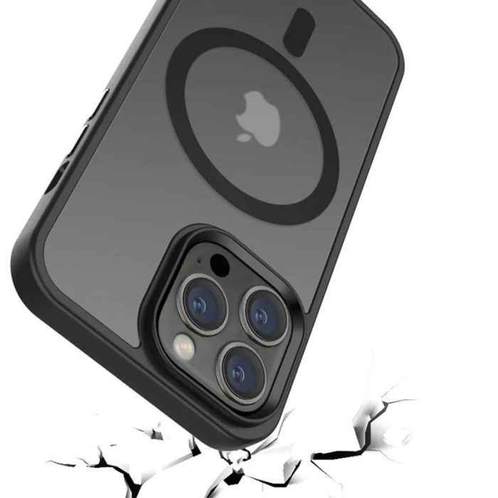 TPU+PC чохол Metal Buttons with MagSafe Colorful для Apple iPhone 12 Pro Max (6.7")