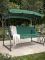 Садова гойдалка IdealGarden MAS-4026 3-х місна Зелений