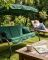 Садова гойдалка IdealGarden MAS-4026 3-х місна Зелений
