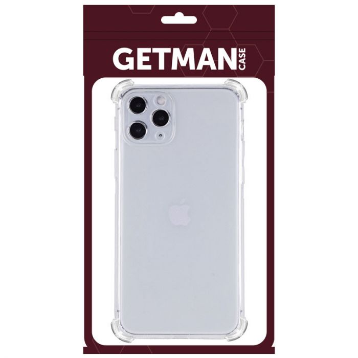 TPU чохол GETMAN Ease logo посилені кути для Apple iPhone 11 Pro Max (6.5")