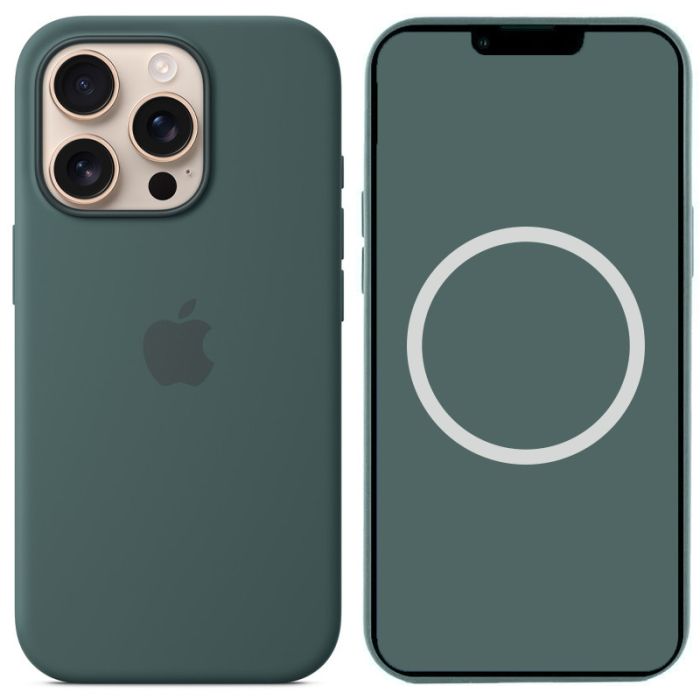 Чохол Silicone case (AAA) full with Magsafe and Animation для Apple iPhone 16 Pro (6.3")