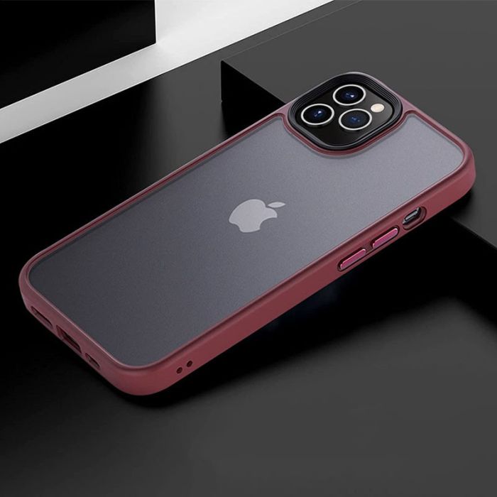 TPU+PC чохол Metal Buttons для Apple iPhone 12 Pro Max (6.7")