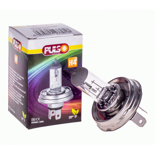 Лампа PULSO/галогенна H4/P45T 12v60/55w clear/c/box