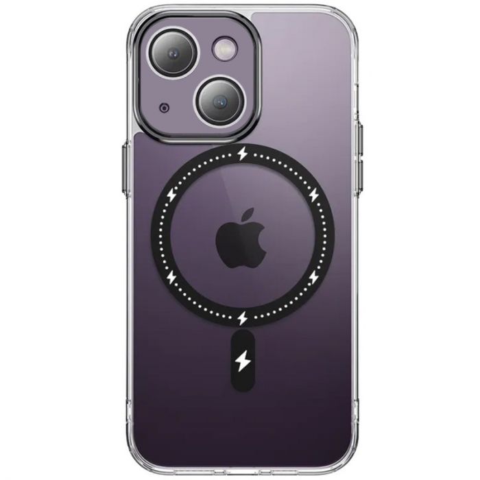 Чохол TPU+PC Colorful with MagSafe для Apple iPhone 14 (6.1")