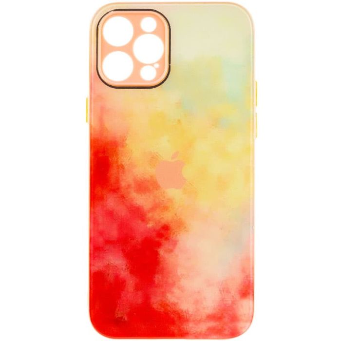 Чохол TPU+Glass Impasto abstract для Apple iPhone 12 Pro Max (6.7")