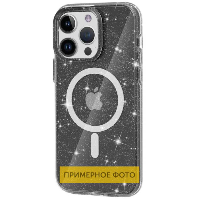 Чохол TPU Galaxy Sparkle (MagFit) для Apple iPhone 16 (6.1")