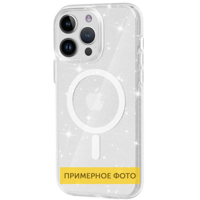 Чохол TPU Galaxy Sparkle (MagFit) для Apple iPhone 16 (6.1")