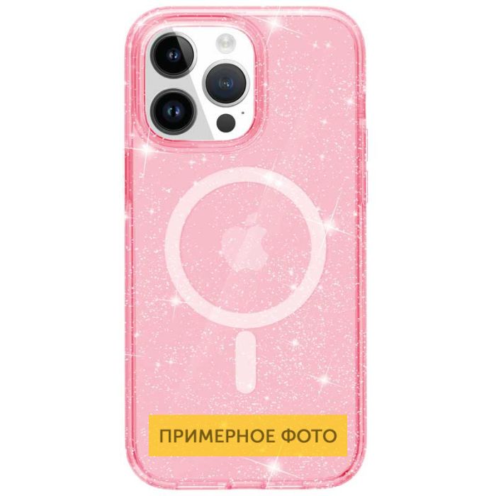 Чохол TPU Galaxy Sparkle (MagFit) для Apple iPhone 16 (6.1")