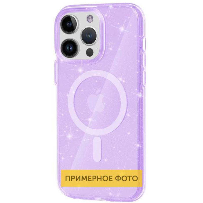 Чохол TPU Galaxy Sparkle (MagFit) для Apple iPhone 16 (6.1")