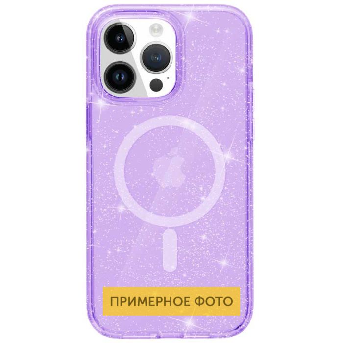 Чохол TPU Galaxy Sparkle (MagFit) для Apple iPhone 16 (6.1")