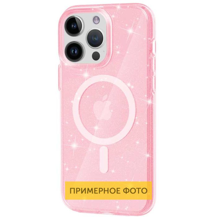 Чохол TPU Galaxy Sparkle (MagFit) для Apple iPhone 16 Plus (6.7")