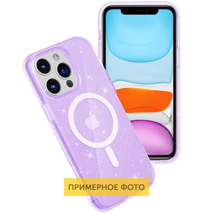 Чохол TPU Galaxy Sparkle (MagFit) для Apple iPhone 16 Pro (6.3")