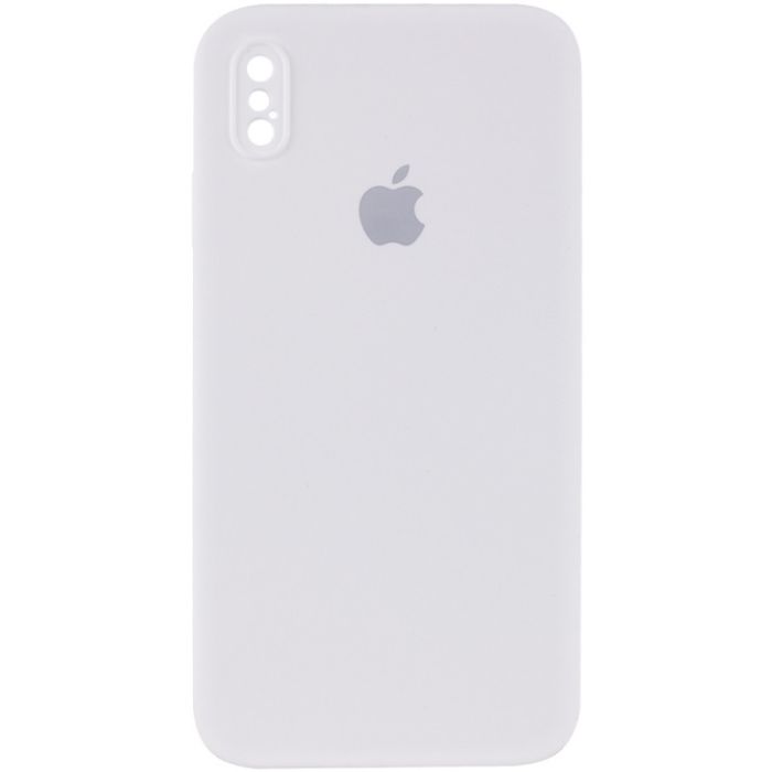 Чохол Silicone Case Square Full Camera Protective (AA) для Apple iPhone XS / X (5.8")